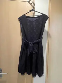 黒いレースドレス 11AR Aライン