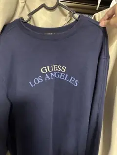 GUESS LOS ANGELES ネイビー トレーナー