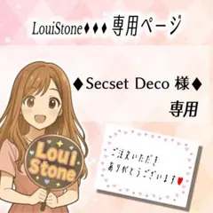 ♦︎Secset Deco 様♦︎専用