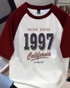 ラグランTシャツ 1997 California 古着　ストリート