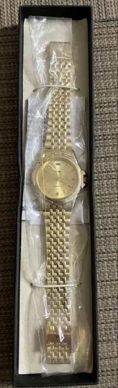 新品未使用　ゴールド　クォーツ