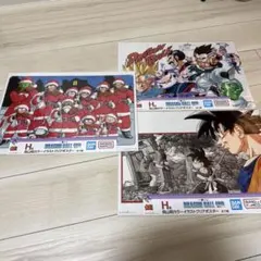 ドラゴンボール40th 1番ぐし h賞 鳥山明カラーイラストクリアポスター