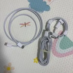 ホワイト 充電ケーブル 3本セット