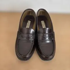HARUTAのダークブラウン ローファー 22.5cm