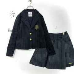 リンジィ 卒業式・入学式 ストライプスーツセットアップ(165/XL)スカート▼