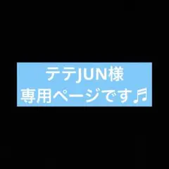 テテJUN様⚫️専用ページです♬