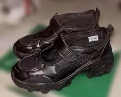 PUMA パルサー ウェッジサンダル メリージェーン ブラック