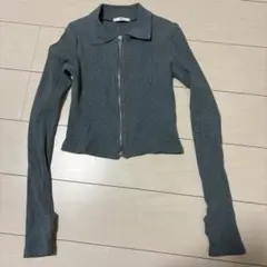 SLY FRONT ZIP CUT トップス