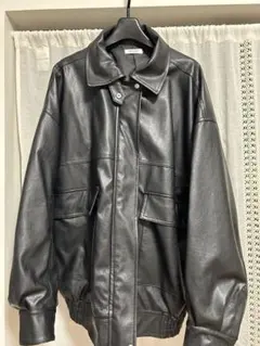 INGNI オーバーサイズ 黒 レザージャケット