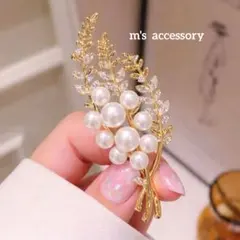 【即日発送‼️】ブローチ　パールブローチ　入学式卒業式コサージュビジュー入園式