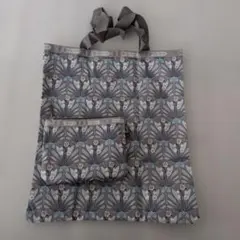 花柄エコバッグとポーチセット