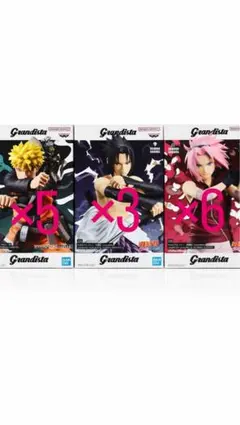 Grandista フィギュアセット ナルト サスケ サクラ