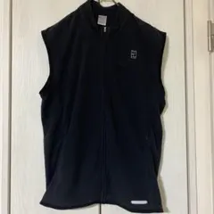 Nike フリースジップアップベスト ブラック　サイズXL