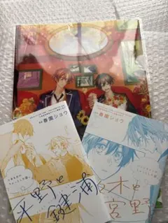 劇場版　佐々木と宮野　平野と鍵浦　入場者特典　小冊子　２冊 前売りクリアファイル