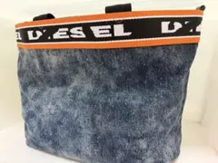 値下げ⭕️DIESEL トートバッグ デニム ファー　リバーシブル　美品