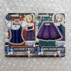 アイカツ　ホーリーパフスリーブ　ブラックレースフレアスカート