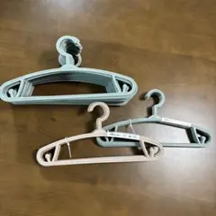 子供用ハンガー 22本セット グレー・ピンク