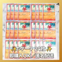 【1521】　ポケカ ホゲータ 24枚セット まとめ売り 大量 匿名配送