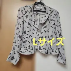 mCollection 花柄ジャケット Lサイズのサムネイル