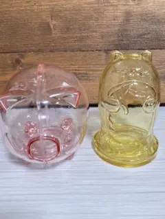 ☆ 貯金箱 2点 まとめ売り ピンク 豚 だっこずし貯金箱　置物　オブジェ　豚☆