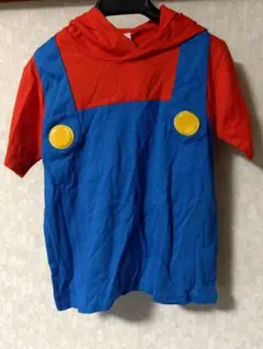 USJ マリオ 150 半袖 Tシャツ 仮装 コスプレ ハロウィン フード付き