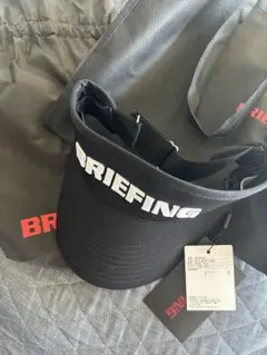 新品未使用 BRIEFING バイザー 黒 タグあり - メルカリ