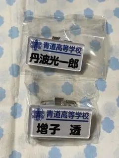 【ダイヤのA】カプセルトイ ネームプレート【丹波/増子】※2点セット