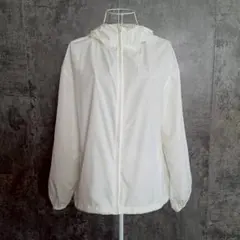 ユニクロ ✨ポケッタブルUVカットパーカ ホワイト [M] 撥水 スポーツ