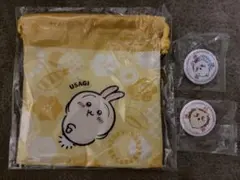 ちいかわ くら寿司 コラボ 巾着 缶バッジ セット