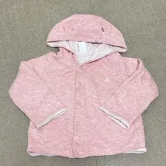 GAP ベビー　リバーシブル　パーカー　90cm フード付き　ピンク