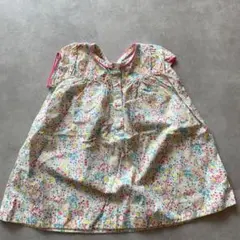 プチバトー　花柄 ワンピース　67cm