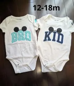 12-18m ディズニー ロンパースセット