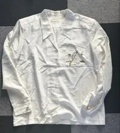 INGEBORG/ピンクハウス 刺繍ブラウス　シャツ　オフホワイト/レトロ