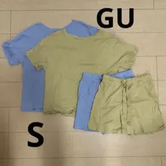 GU コットンカラーラウンジセット　2色セット