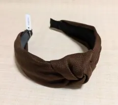 カチューシャ　茶色　タグ付