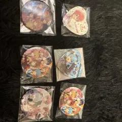アニメキャラクター缶バッジ6個セット