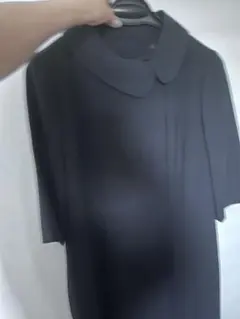 2025購入　着用1回短時間み　お受験スーツセット　濃紺のサムネイル