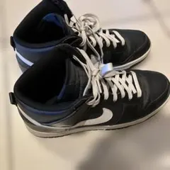 Nike Dunk High 黒白 ハイカットスニーカー