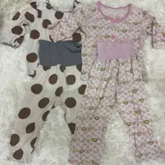長袖パジャマ 女の子 2着セット