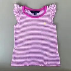 RALPH LAUREN ノースリーブ ピンクボーダーのサムネイル