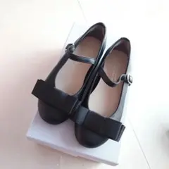 green label relaxing 　キッズ　黒　フォーマルシューズ