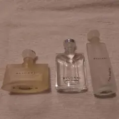 BVLGARI 香水 ミニボトルサンプル 3種類