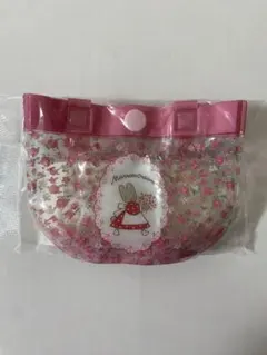 マロンクリーム　プールバッグ風ミニポーチ2