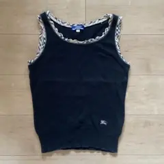 バーバリー　Burberry タンクトップ　ニット　キャミソール　ノバチェック