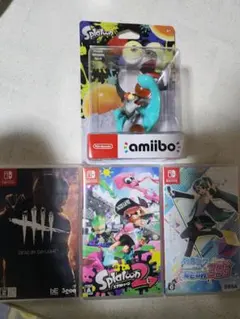 Splatoon amiiboとゲーム3本セット おまけコジャケamiibo