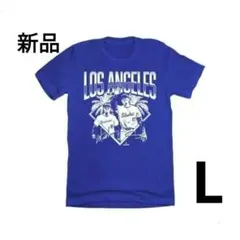 【新品】大谷＆山本　Tシャツ　ドジャース　正規ライセンス商品 Lサイズ