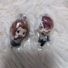 僕のヒーローアカデミア キーホルダー　でふぉフィグ！　麗日お茶子　轟焦凍