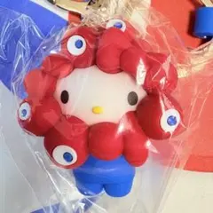 【初代ミャクミャクカラー】サンリオ　ハローキティ　キーホルダー　万博会場限定品