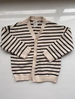 H&M カーディガン ベビー ボーダー 90