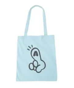 新品未使用　エンジェルブルー　アダムエロペ　水色　トートバッグ　ナカムラくん